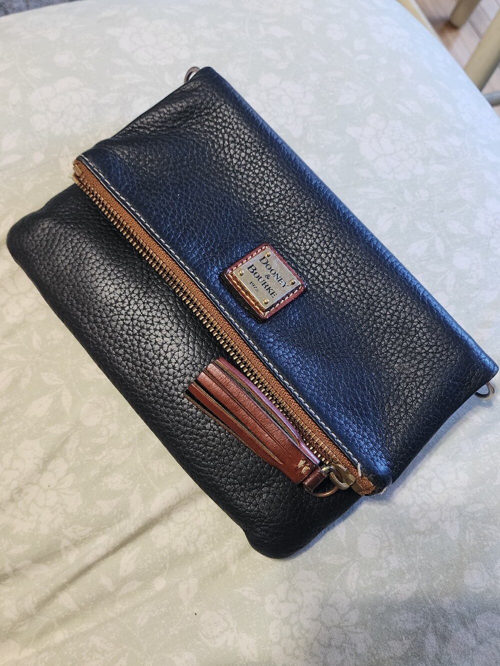 Dooney & Bourke Foldover Zip Crossbody Bag